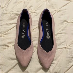Rothy’s Pointe in Petal Pink